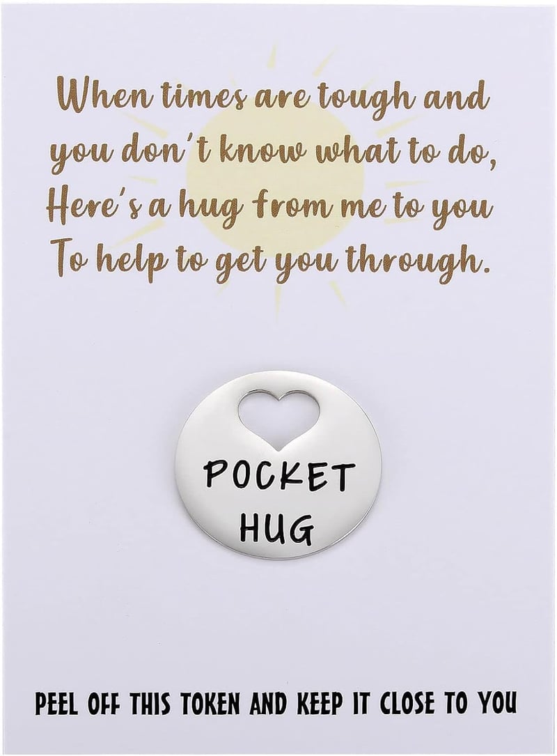 Pocket Hug Keepsake & Card for Friends – Positivity Gift