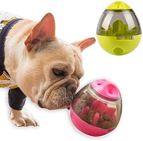 Interactive Puzzle Treat Ball for Dogs and Cats (Red)