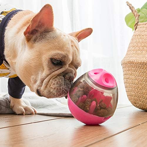Interactive Puzzle Treat Ball for Dogs and Cats (Red)