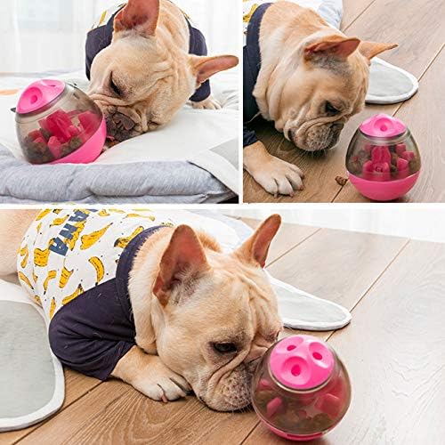 Interactive Puzzle Treat Ball for Dogs and Cats (Red)