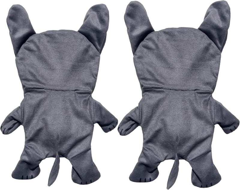 French Bulldog Crinkle Squeaker Fetch Toys - 2 Pack for Dogs