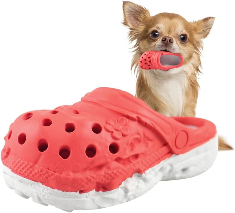 Durable Rubber Dog Chew Toy for Puppies and Aggressive Chewers