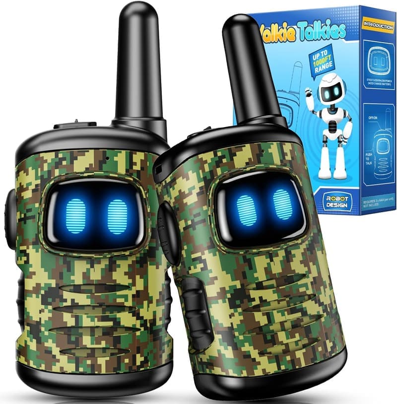 Birthday Gifts: Mini Robot Walkie Talkies for Boys (3-8)