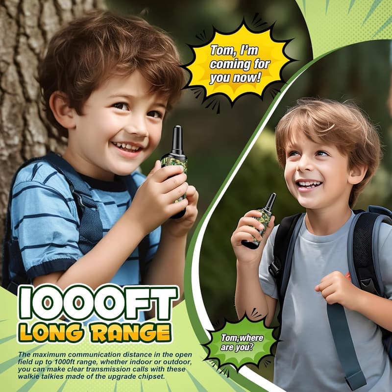 Birthday Gifts: Mini Robot Walkie Talkies for Boys (3-8)