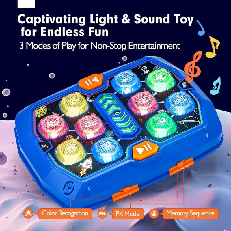 Interactive Whack-a-Mole STEM Toy for Kids Ages 5-8