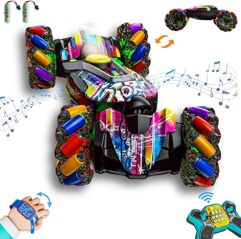 Gesture Sensing RC Stunt Car for 3-6 Year Old Boys