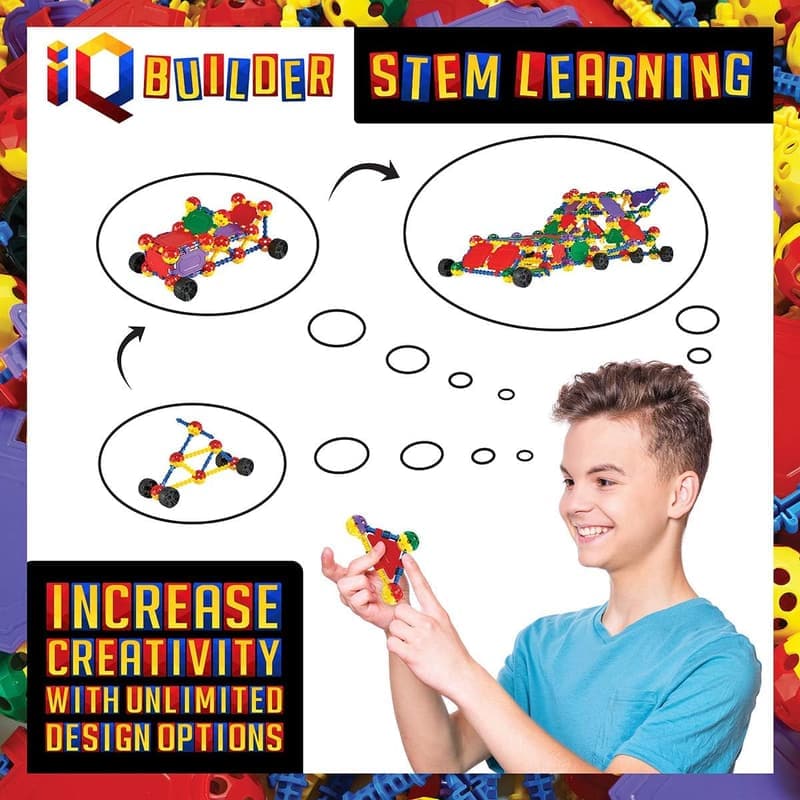 Educational Building Blocks Set for Kids Ages 5-10