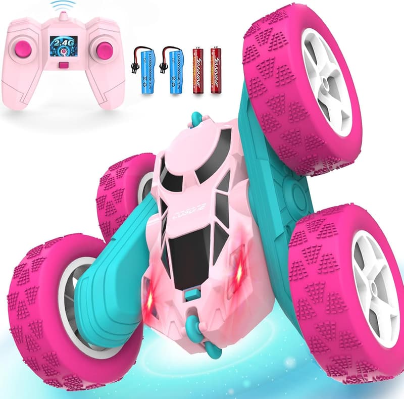 Remote Control Stunt Car for Girls - 4WD Off-Road Toy