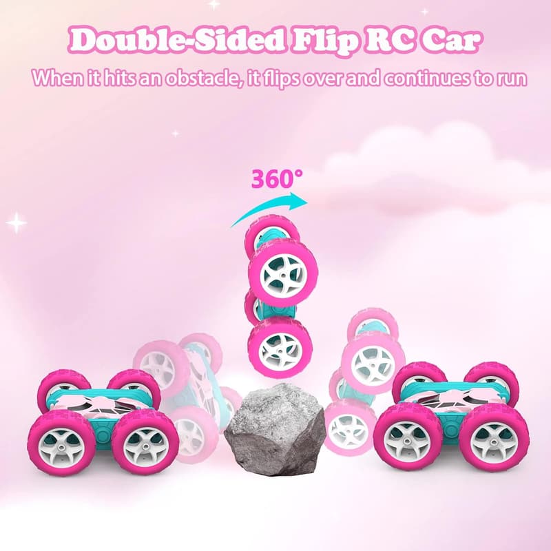Remote Control Stunt Car for Girls - 4WD Off-Road Toy