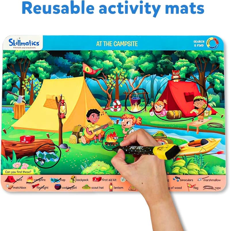 Skillmatics Search and Find Game - Reusable Preschool Learning Activity