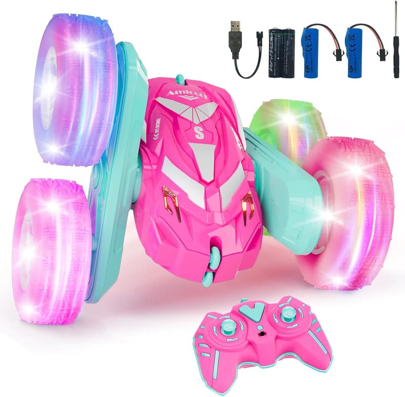 Pink Remote Control Car for Girls, 3-12 年, 生日禮物