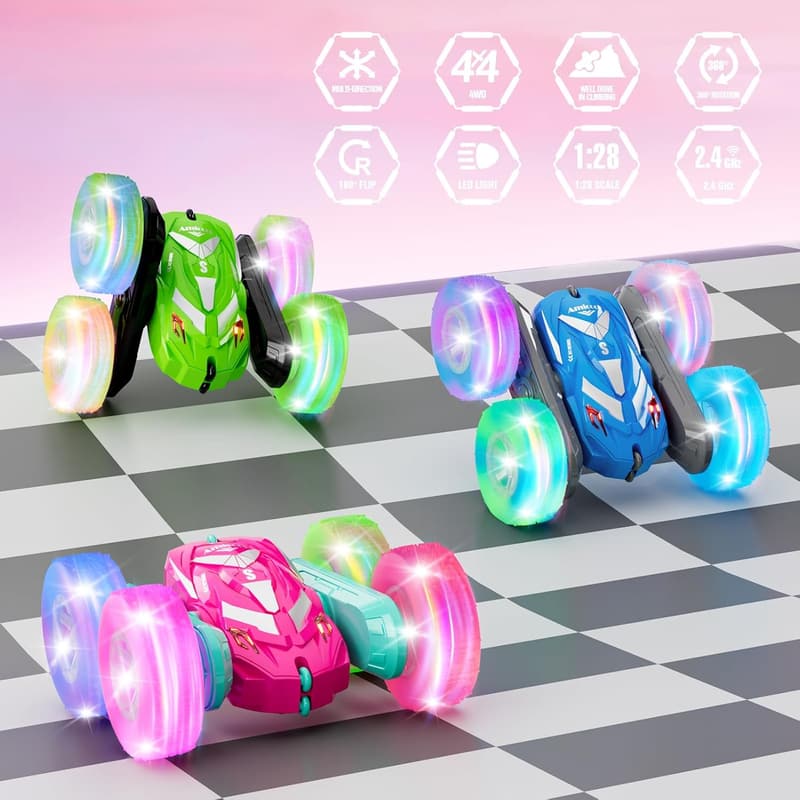 Pink Remote Control Car for Girls, 3-12 年, 生日禮物