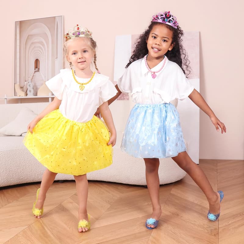 Princess Dress-Up Clothes Set for Toddlers with Accessories
