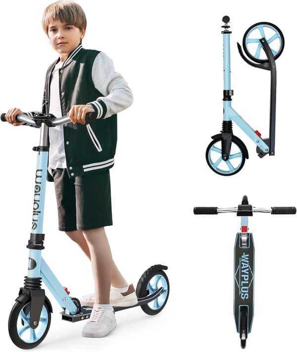 Foldable Kick Scooter for Ages 6+, Max Load 240 LBS, 8