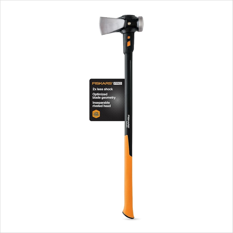 Fiskars 8 lb. Splitting Maul with Shock-Absorbing Grip