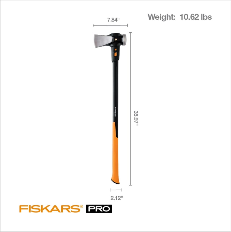 Fiskars 8 lb. Splitting Maul with Shock-Absorbing Grip