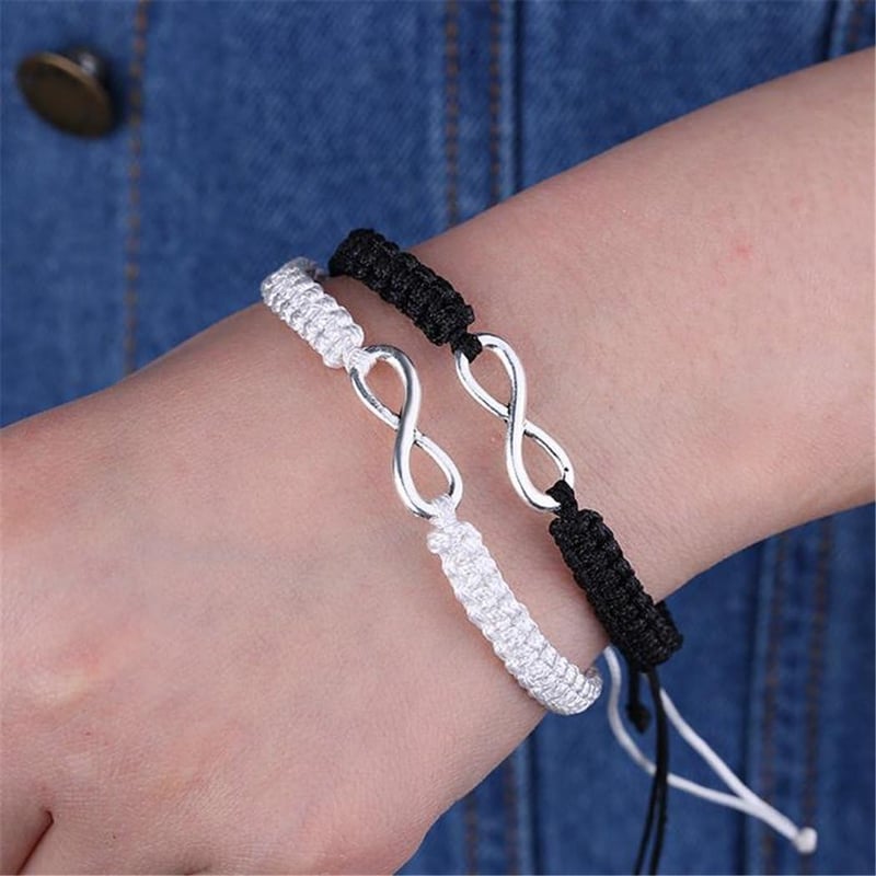 His and Hers Infinity Bracelets for Couples
