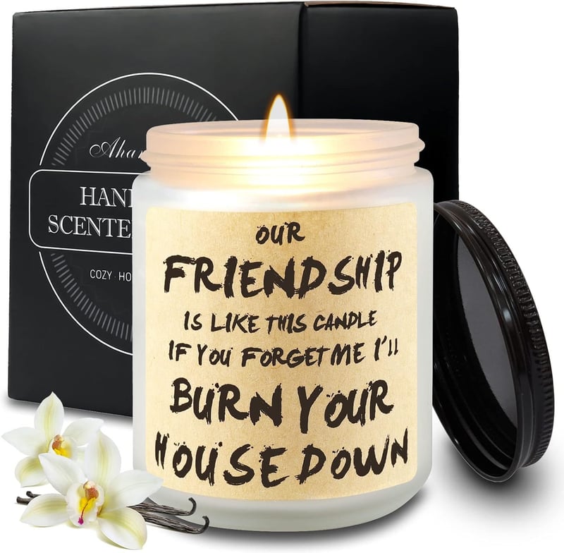 Humorous Scented Candle for Best Friend's Birthday
