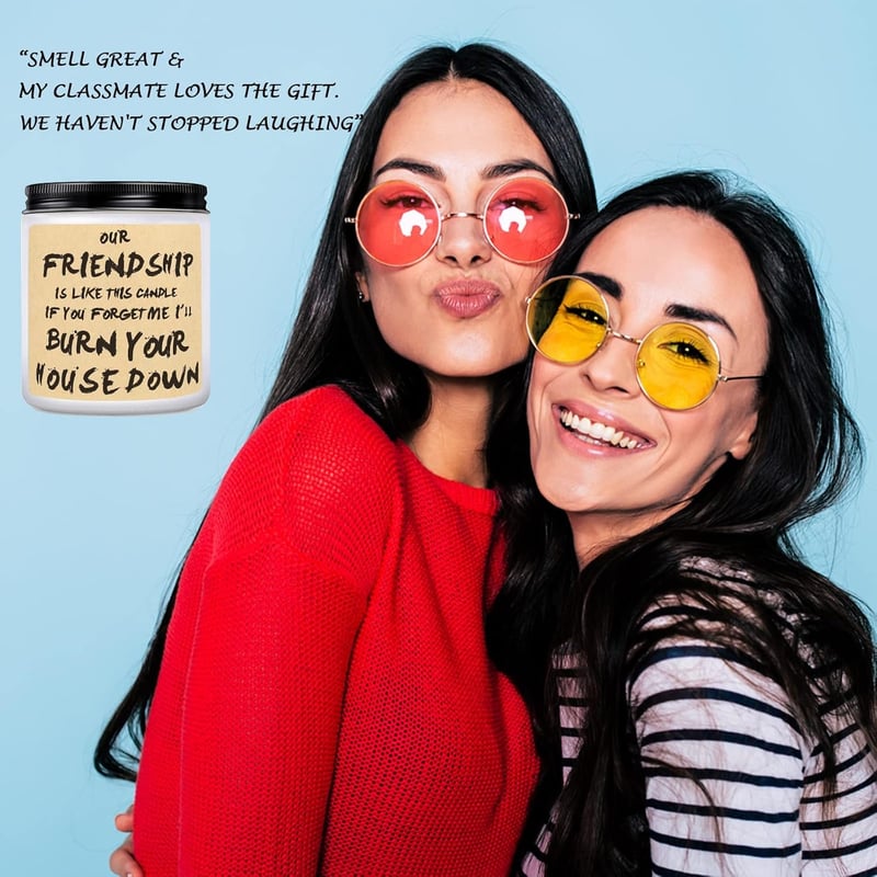 Humorous Scented Candle for Best Friend's Birthday