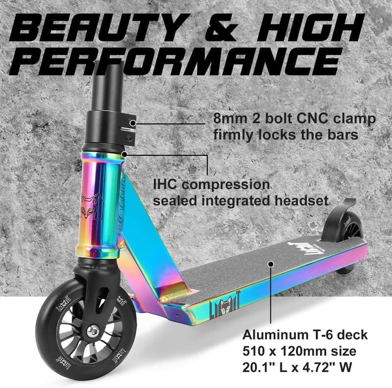 Intermediate Stunt Scooter for Ages 8 and Up