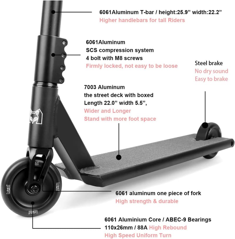 LMT71AZ Pro Street Scooter for Intermediate to Advanced Riders