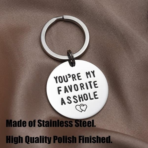 Funny Keychain for Him - 