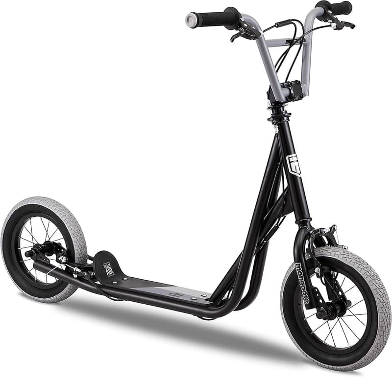 Youth Non-Electric Scooter with 12-Inch Tires & Adjustable Stem