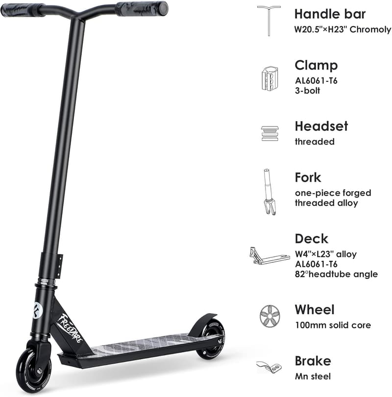 Pro Stunt Scooter for Kids & Teens - Freestyle Complete Trick Scooter