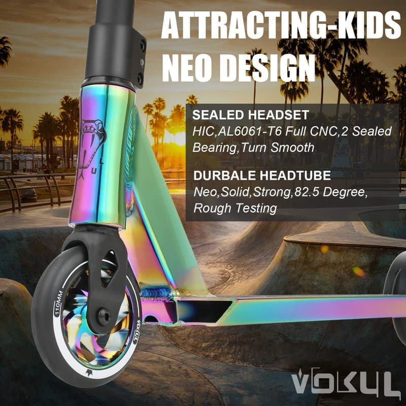 Pro Stunt Scooter for Kids 8+ & Teens – Quality Freestyle Trick Scooter