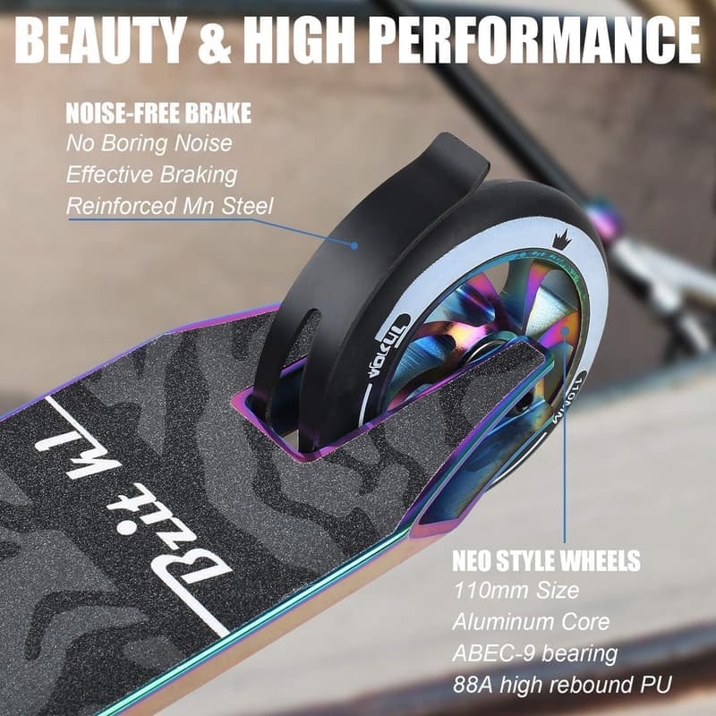 Pro Stunt Scooter for Kids 8+ & Teens – Quality Freestyle Trick Scooter