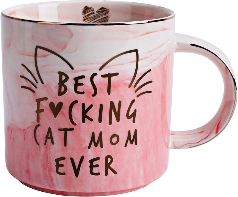 Crazy Cat Lady Coffee Mug Gift for Cat Moms - 11.5oz Ceramic