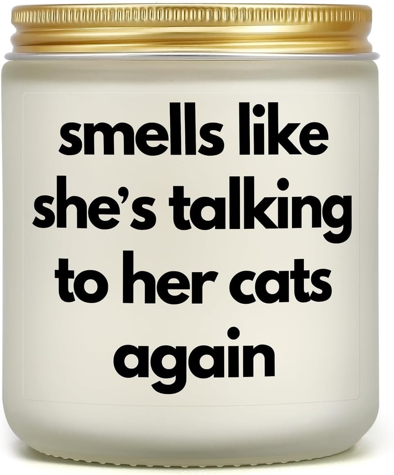 Cat Lover Gifts for Women - Funny Cat Themed Presents