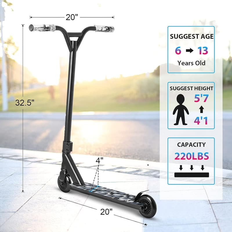 VOKUL Pro Scooter for Kids - High-Performance Freestyle Stunt Scooter