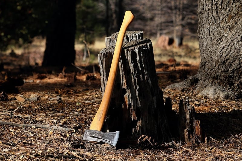 German Splitting Axe - 4.5 lb Head, 28 in Handle