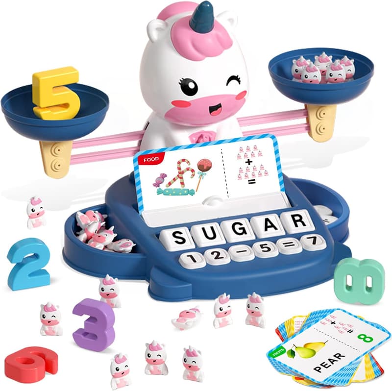 Unicorn Counting & Matching Educational Toy for Toddlers