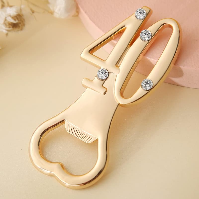 40th Birthday Party Bottle Openers - 24 Pack Gifts