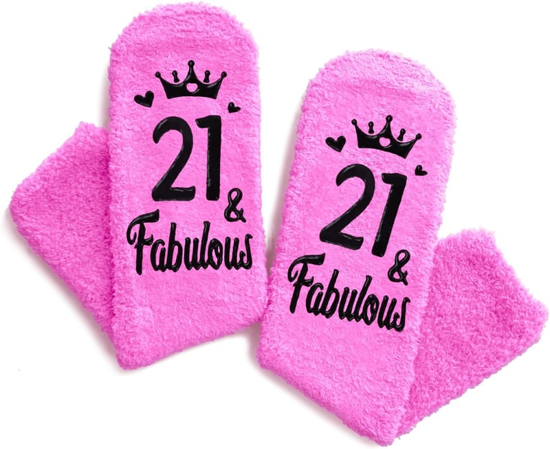 21st Birthday Socks for Women and Men