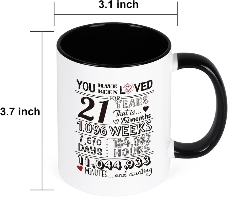 21st Birthday Mug: 