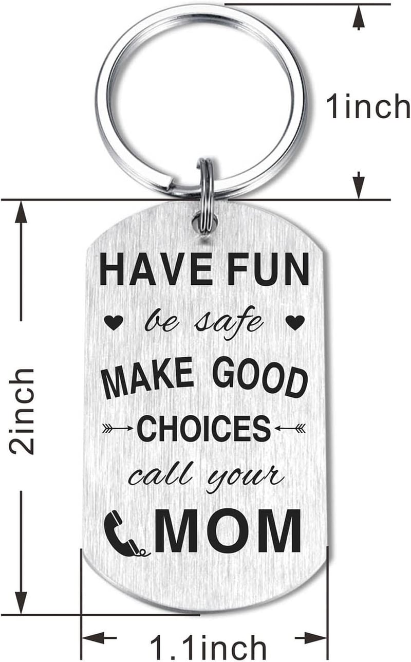 Happy Birthday Keychain for Women & Girls (16th, 18th, 21st)