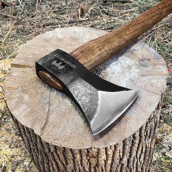 High Carbon Steel Splitting Axe with Beech Handle - 35.4