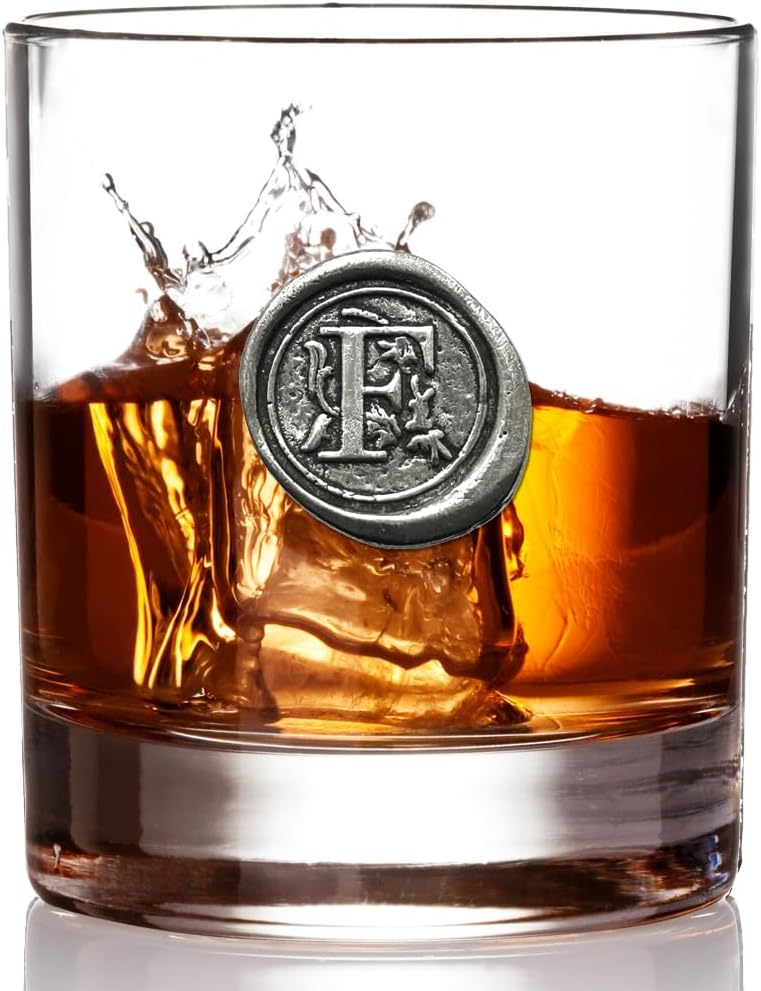 Personalized Monogrammed 11oz Whiskey Rocks Glass for Men