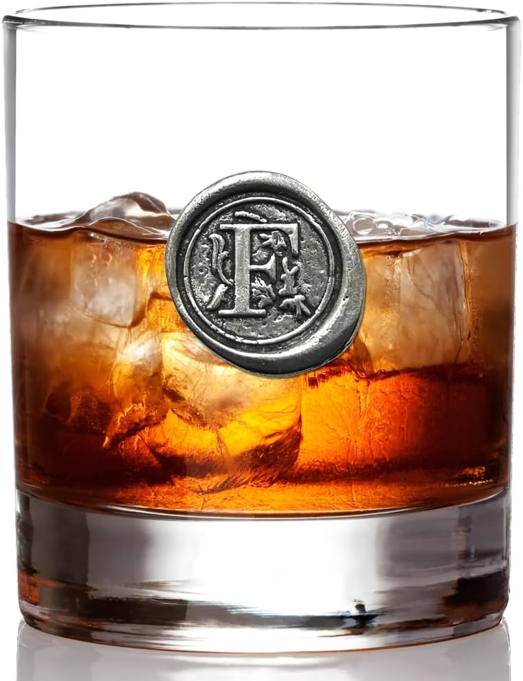Personalized Monogrammed 11oz Whiskey Rocks Glass for Men