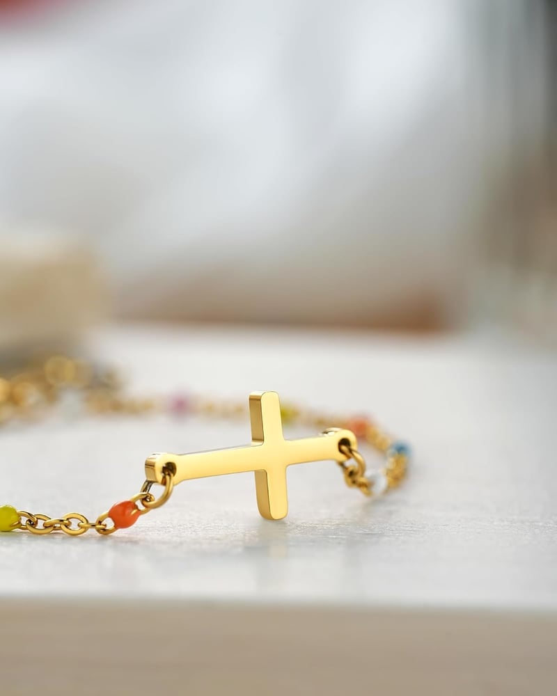 Birthday Cross Bracelet for Women - 
