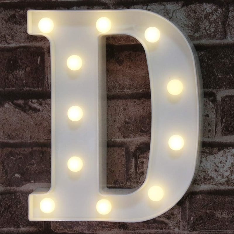 LED Marquee Letter Lights for Home & Wedding Decor