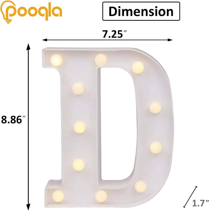 LED Marquee Letter Lights for Home & Wedding Decor