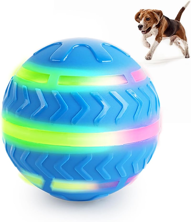 Interactive LED Dog Ball - Motion Activated for Boredom Relief