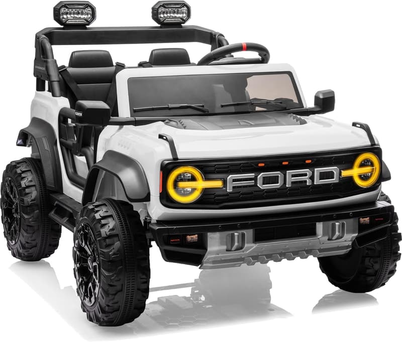24V Ford Bronco Raptor Kids Ride-On Electric Car with Remote Control