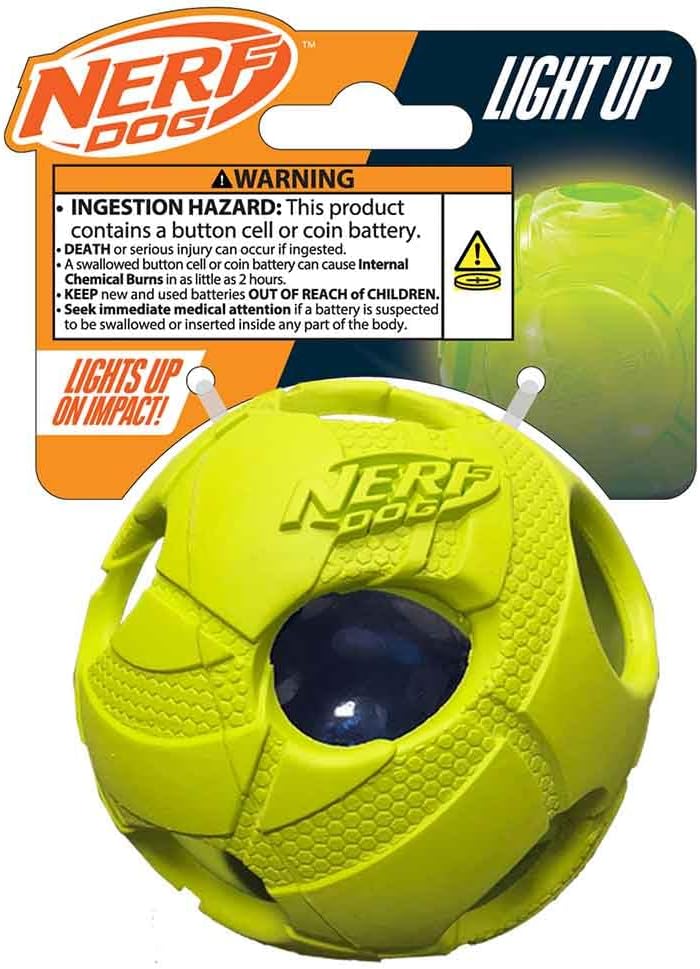 Interactive LED Bash Ball for Medium/Large Dogs - Green
