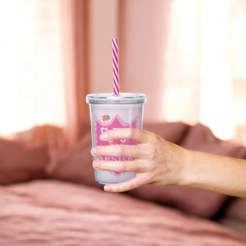 Super Big Sister Pink Insulated Tumbler for Girls, 10 fl. Oz.