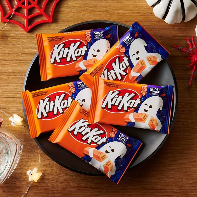 Halloween Cinnamon-Flavored Ghost Toast Wafer Bars - 4 Count